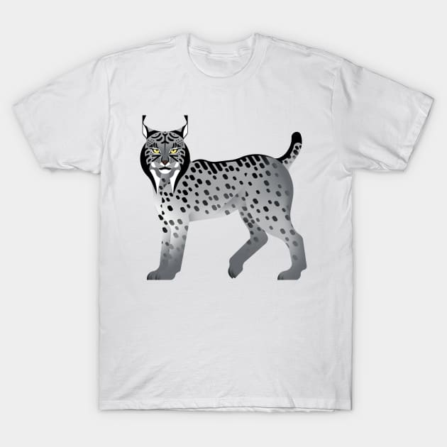 Iberian lynx T-Shirt by Aline Eg